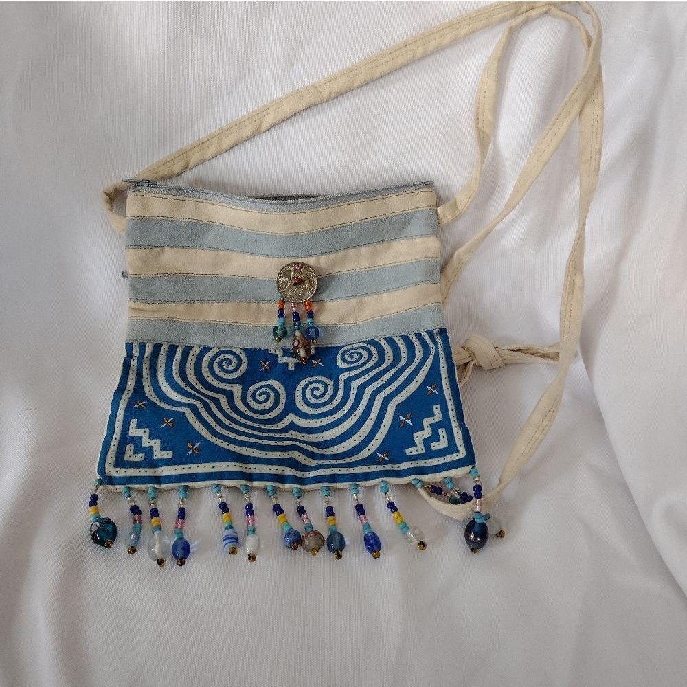 Suede crossbody bag 